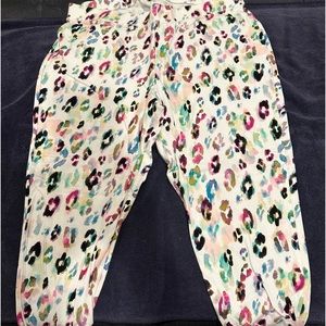 Torrid size 2 multicolor leopard print long pajama leggings